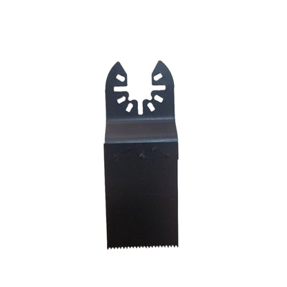 The Oscillating Blade Individual features a metal toothed edge for cutting, a black finish, and a notched attachment point at the top.