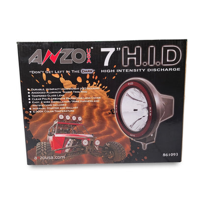7" high intensity mount on light