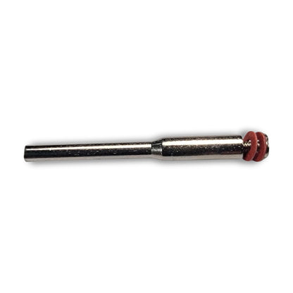A close-up of a 20pcs Rotary Tool Cut Off Wheel with a textured red tip, set against a white background.